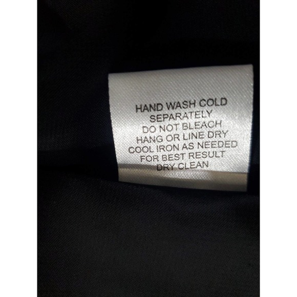 Romeo And Juliet Couture Size M Long Flutter Sleeve V-Neck Lined Side Zip Dress - Picture 8 of 10